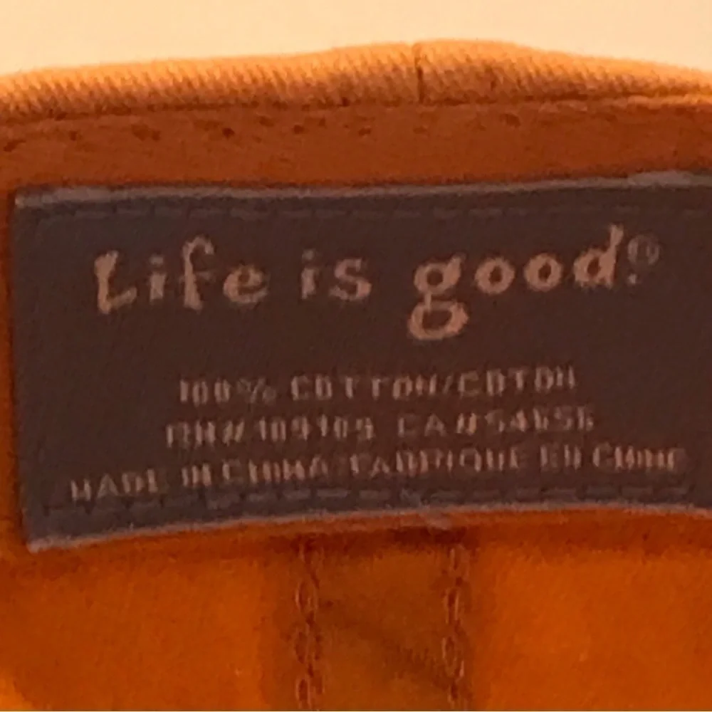 Life is Good Adjustable Beach Cap